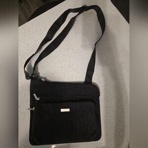 Baggallini Black Leopard Print crossbody ..new no tags